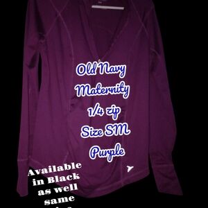 Old Navy Purple Wrap Sweatshirt